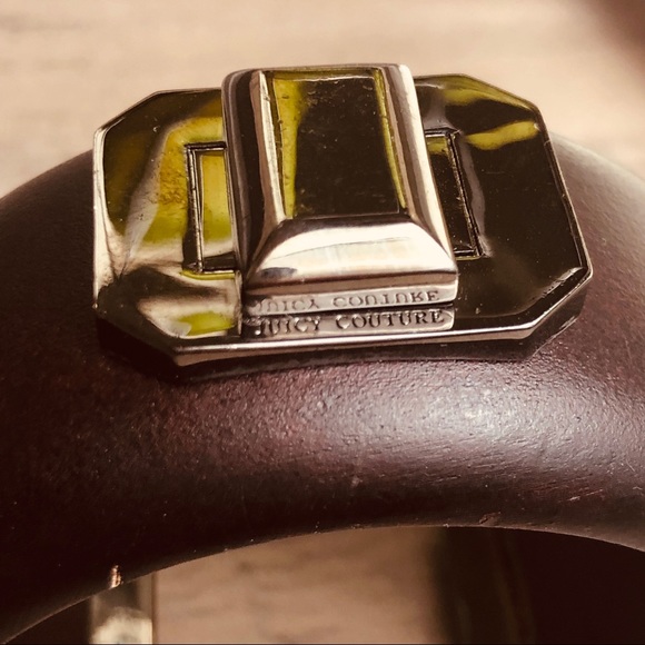 Juicy Couture Jewelry - Juicy Couture Brown and Pewter Cuff